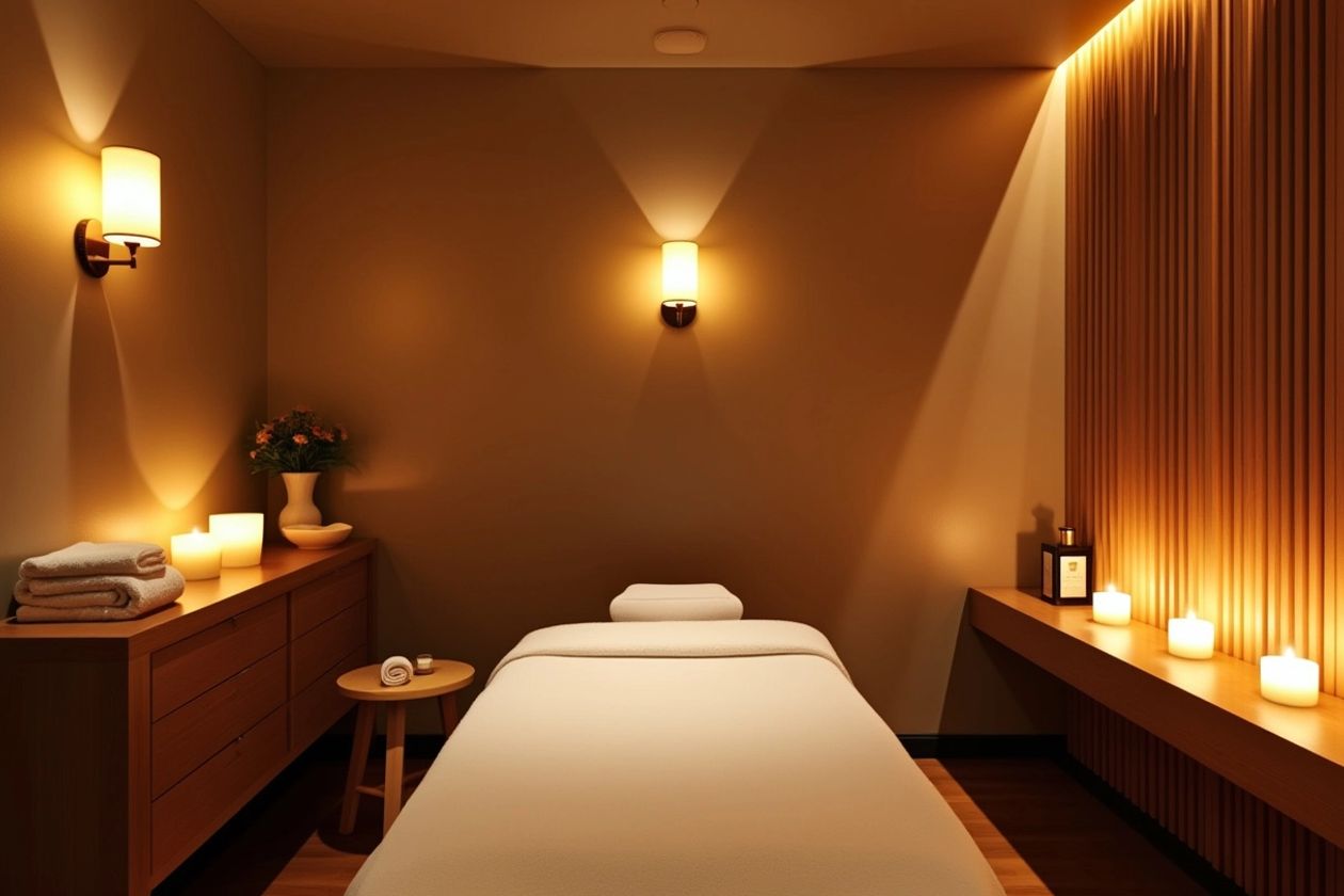 Rahatlatıcı bir spa odası